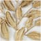Gold Wood Leaf 3D Wall Décor with Beveled Frame Set